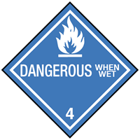 4.3 - Dangerous when wet