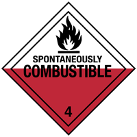 4.2 - Spontaneously combustible